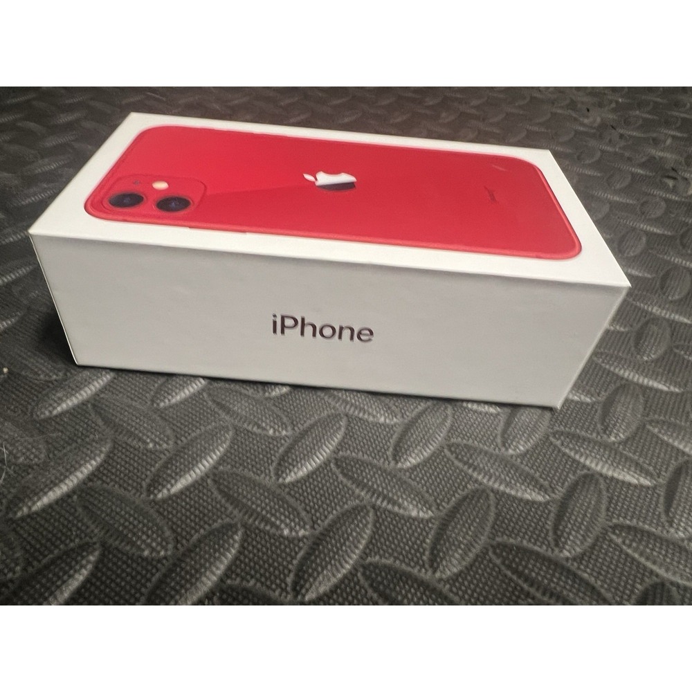 Apple iPhone 11 Box 64 GB Red Empty BOX ONLY Replacement Packaging A2111 Prop